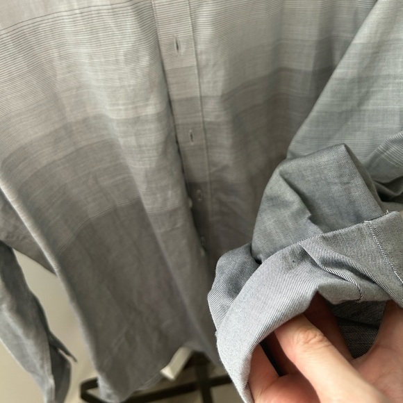 NWT INC international concepts button up shirt black white size M​​ - Picture 2 of 6